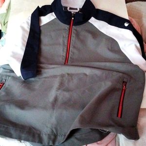 Footjoy short sleeve 1/4 zip jersey